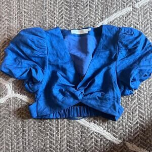 Astr the label wrap crop sz XS